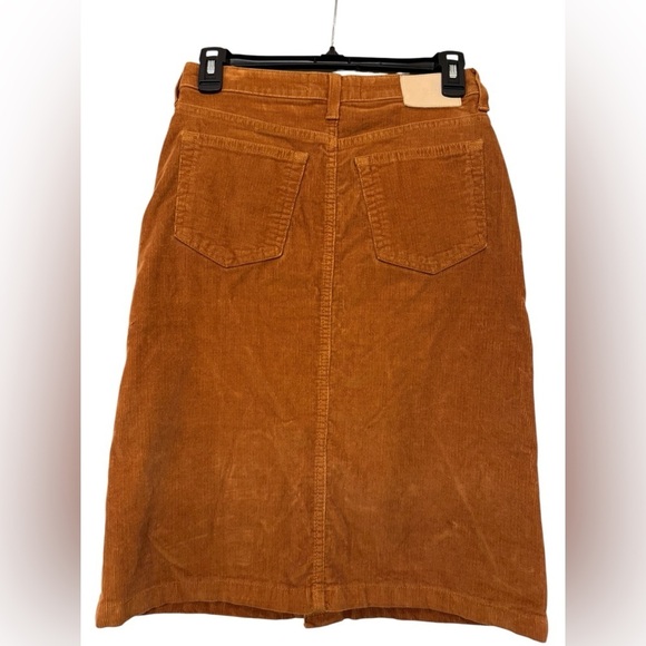 Everlane Revolve Corduroy Button Front Skirt - Picture 5 of 9